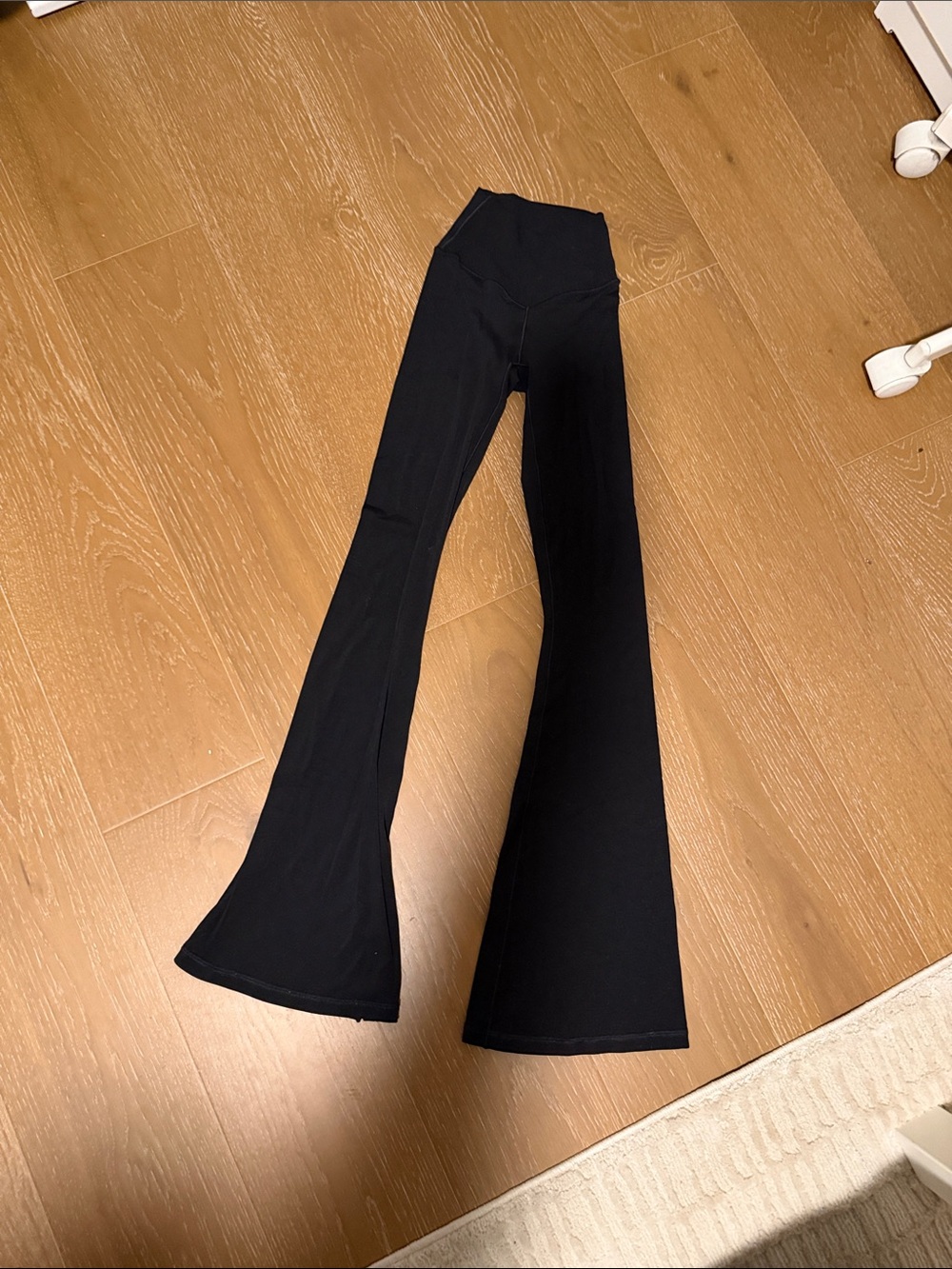 aerie Black Flare High-Rise leggings